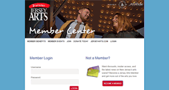 Desktop Screenshot of members.jerseyarts.com