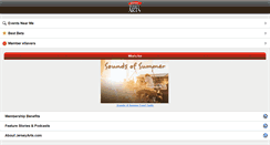 Desktop Screenshot of m.jerseyarts.com